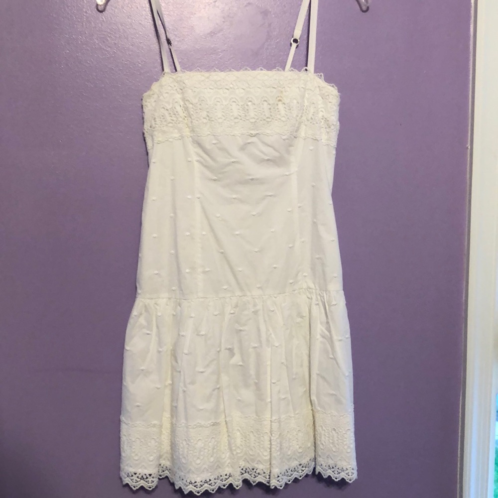 Abercrombie & Fitch simple, white dress